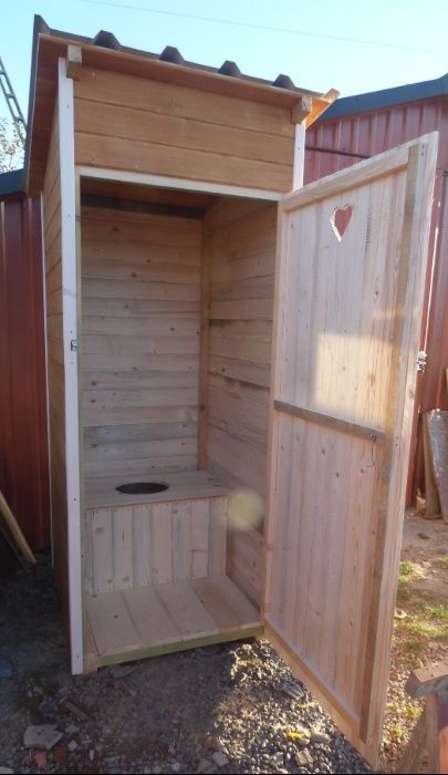 Toaleta drewniana, WC, Kibel na budowę,działkę