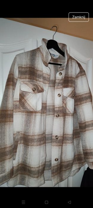 Kurtka koszulowa w kratę