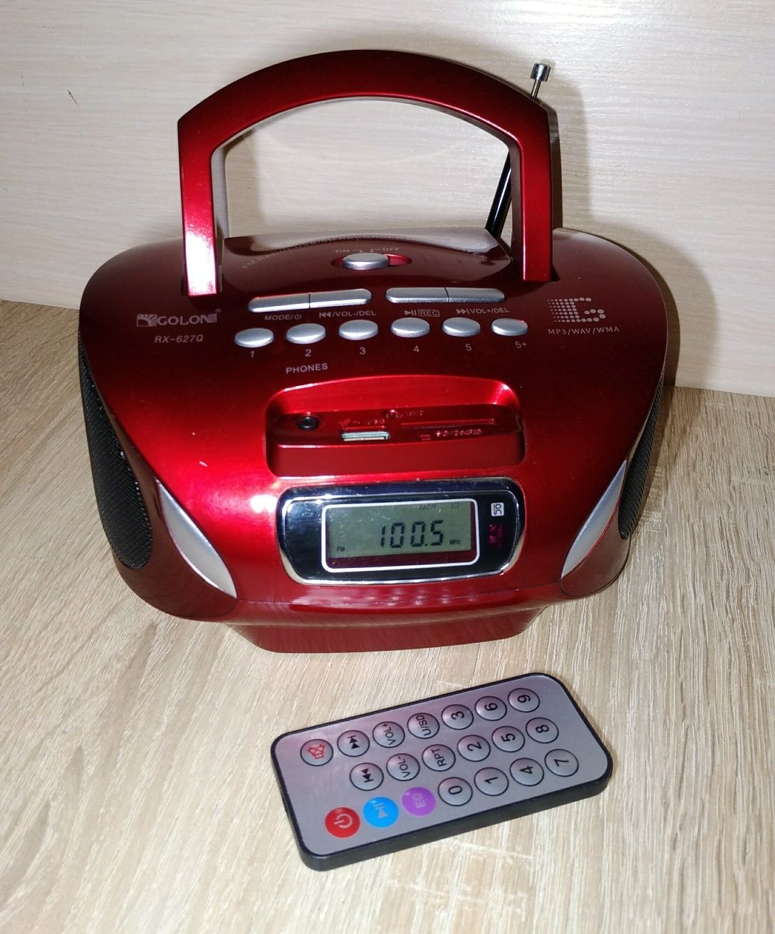 Радио/магнитофон GOLON RX-627Q c USB/SD и пультом ДУ