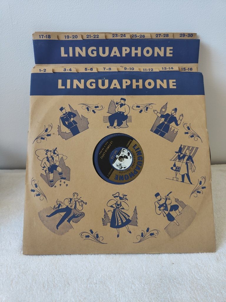 Conjunto vinis linguaphone curso espanhol