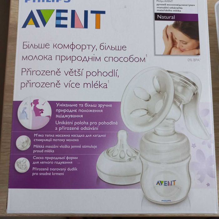 Молоковідсмоктувач механічний Philips Avent з пляшкою (SCF330)
