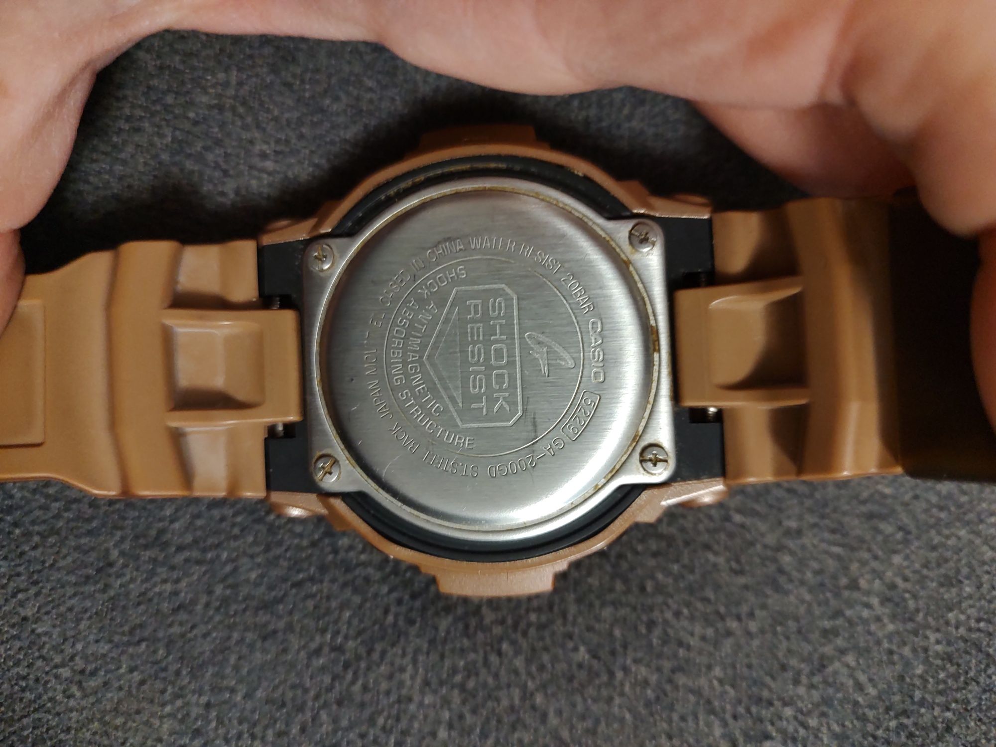 Casio G-shock protection