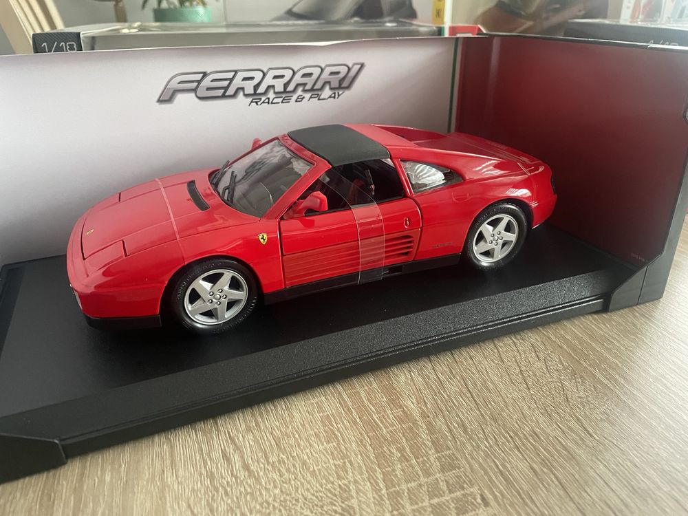 Model Bburago burago Ferrari 348ts stan nowy skala 1:18