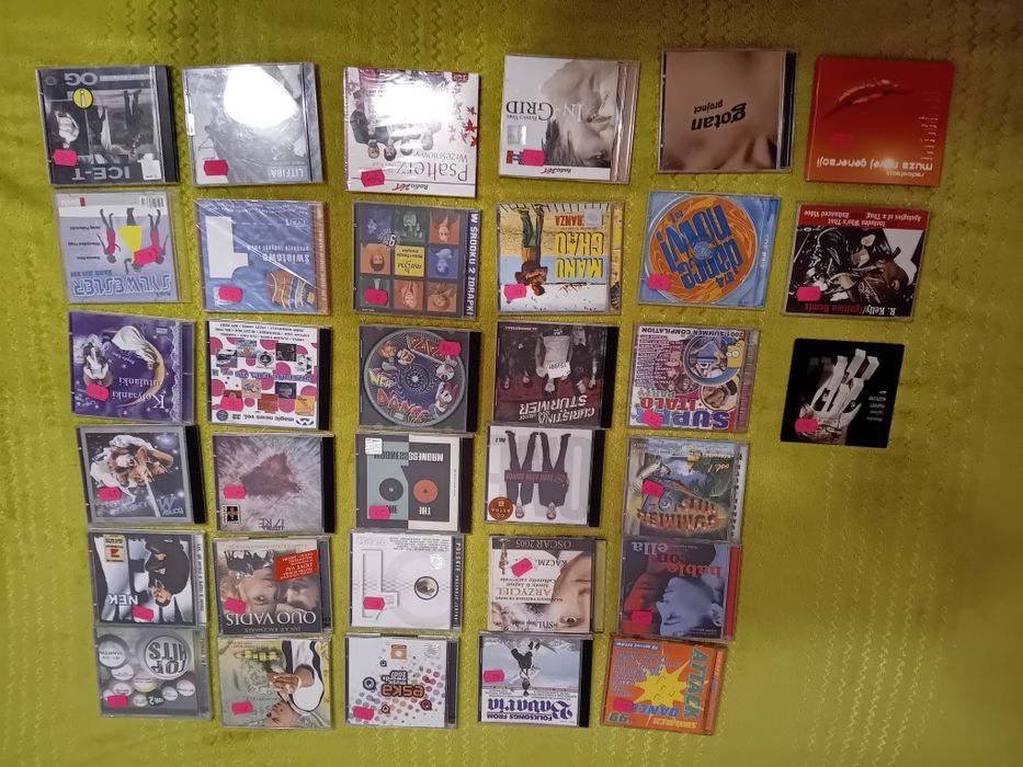 Stare płyty CD muzyka pop disco