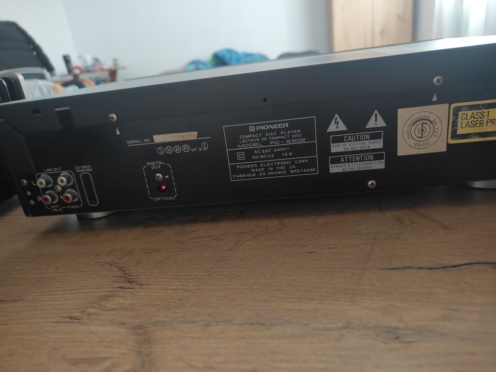 Pioneer PD-S602 Compact disk player