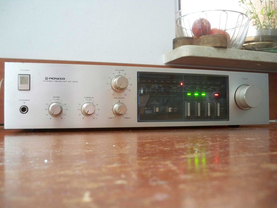amplituner Pioneer SX-400L, działa, ale brak głosu