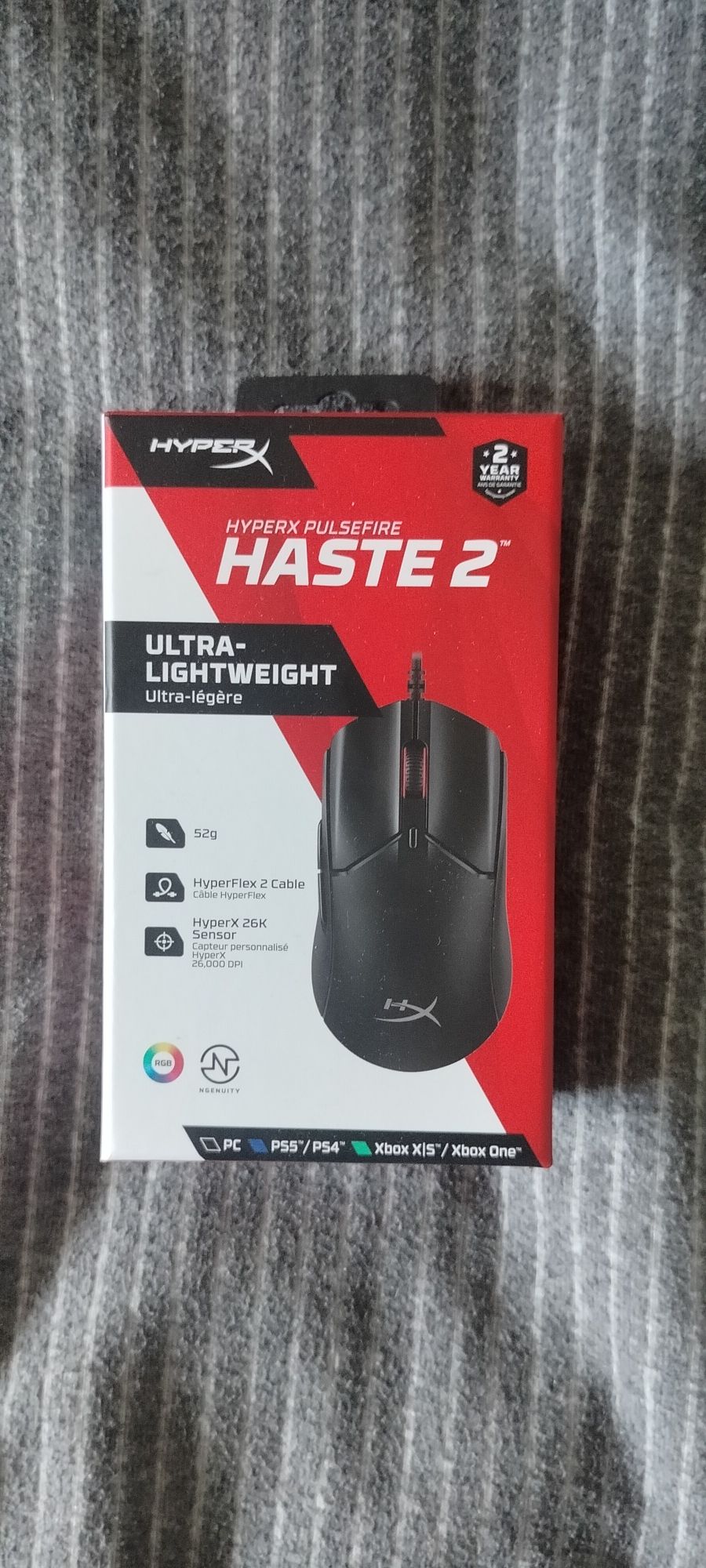 Mysza przewodowa HyperX Pulsefire Haste 2