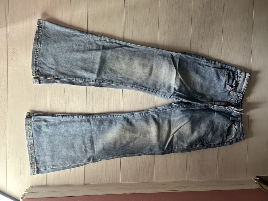 Dzwony spodnie 152 jeansowe Reserved