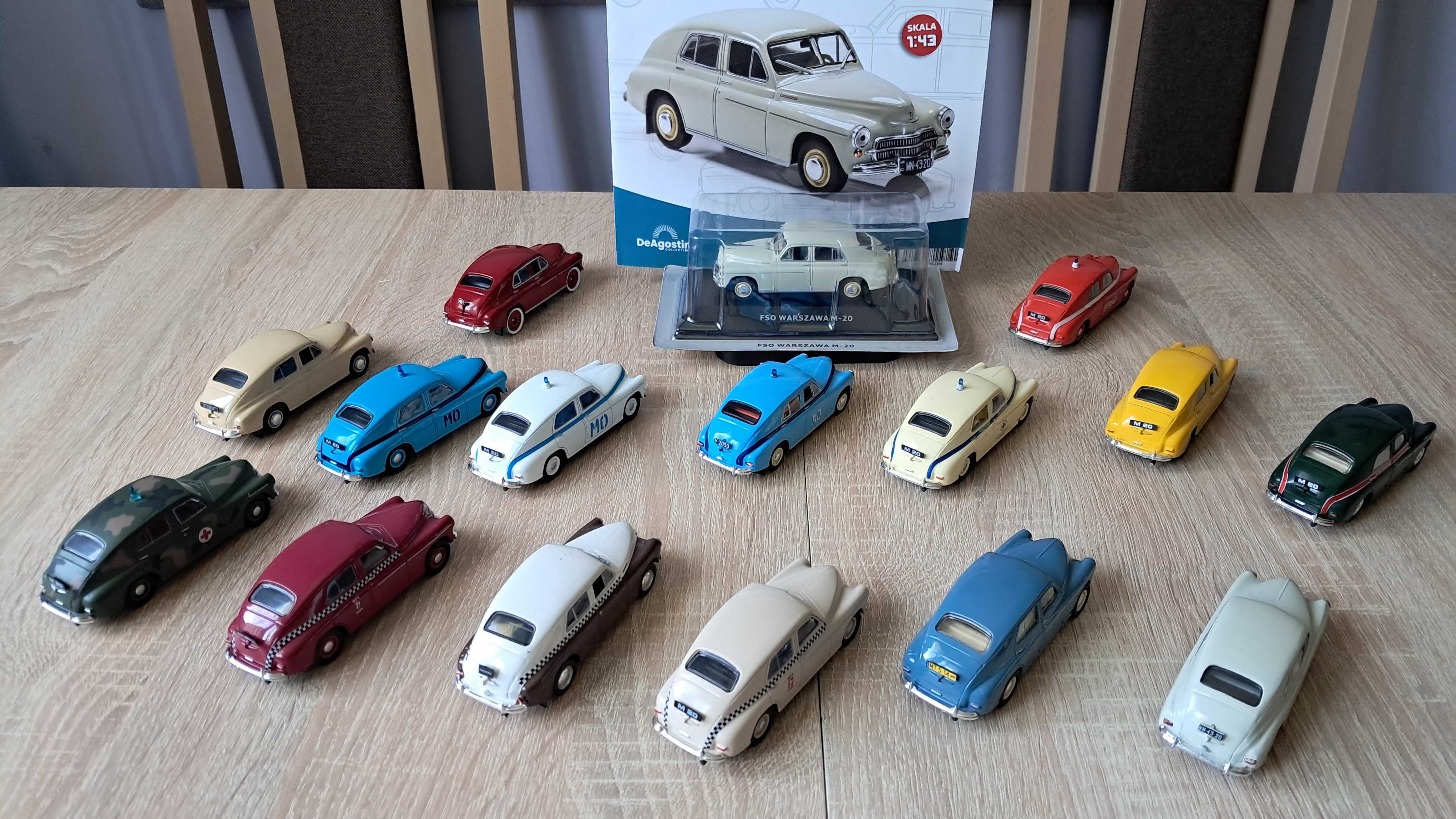 Legendy FSO Warszawa M-20 - nowy, gazetka. 1:43