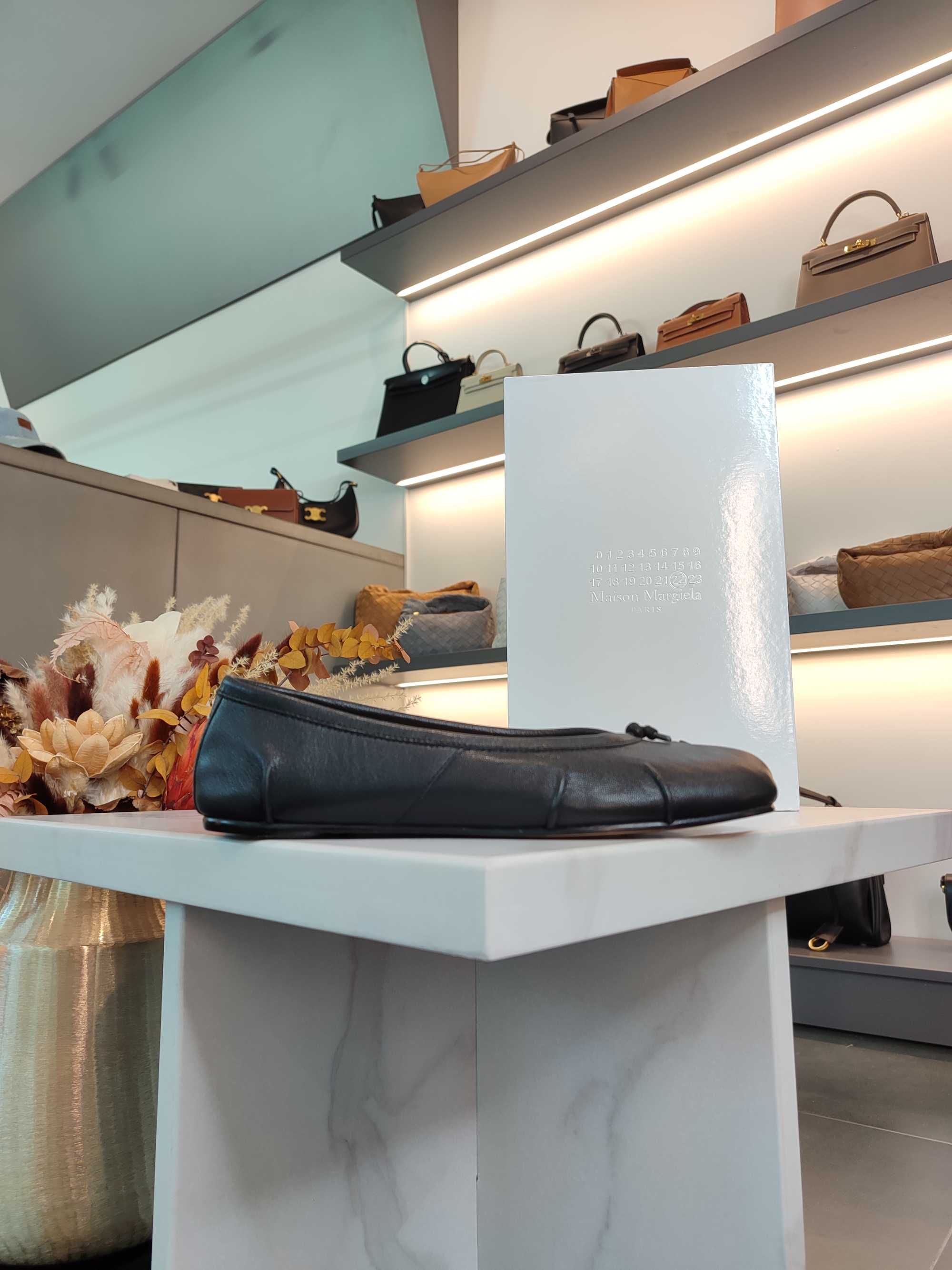 Балетки Maison Margiela Tabi Ballet Flats Black