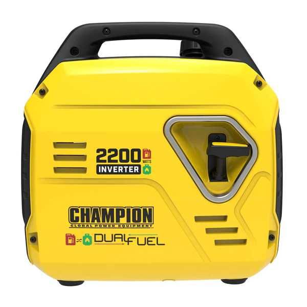 Генератор інверторний Champion DualFuel 2,2кВт Газ/Бензин