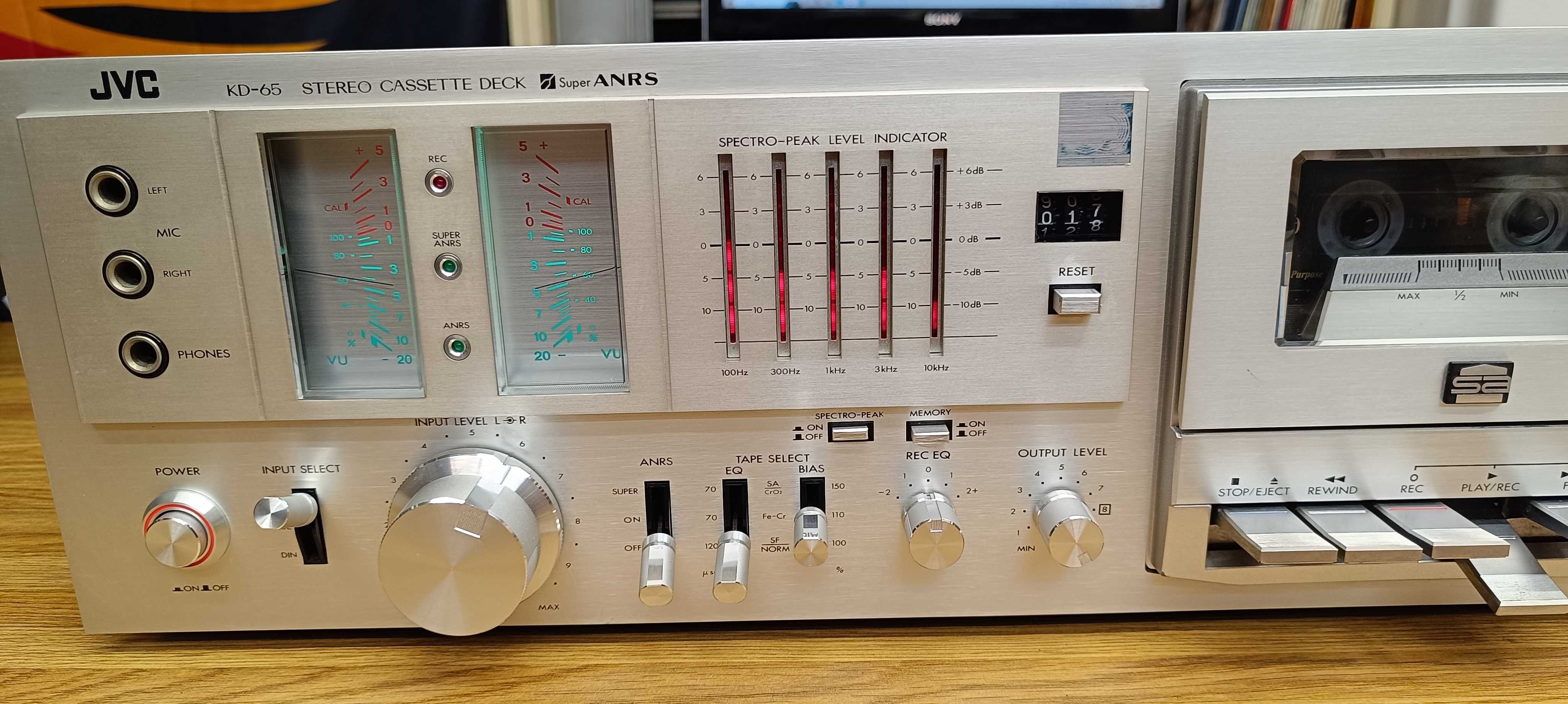 Касетна дека  JVC KD-65 (відео роботи перед покупкою)