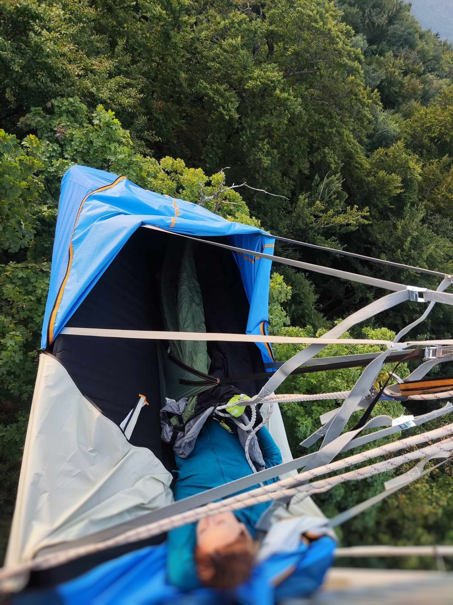 Namiot wiszący typu portaledge double