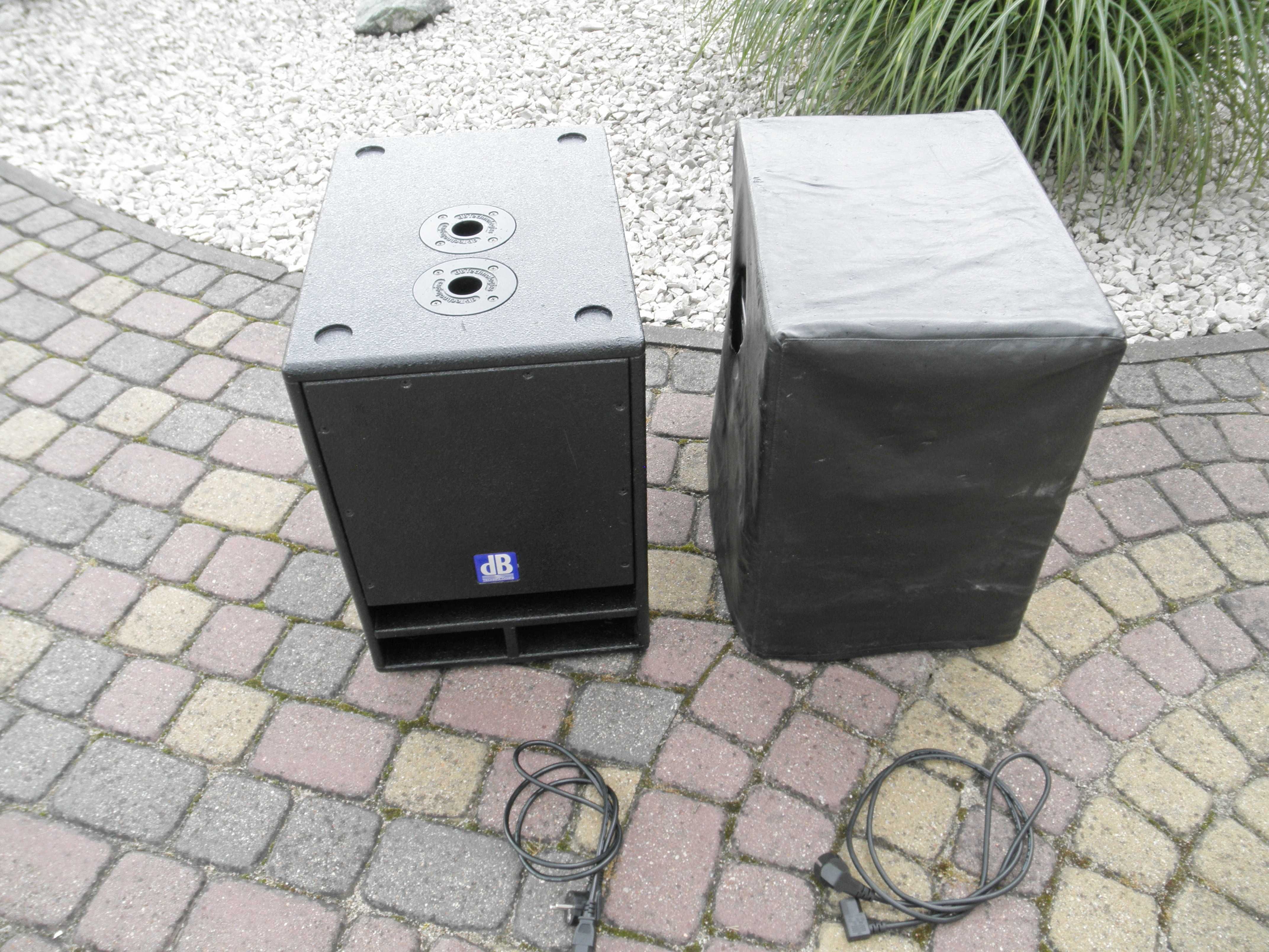 Subbasy dB Technologies Opera Sub 12. Subwoofer. Kolumny basowe.