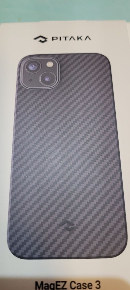Case etui Iphone 14 plus pitaka aramid black mega ochrona
