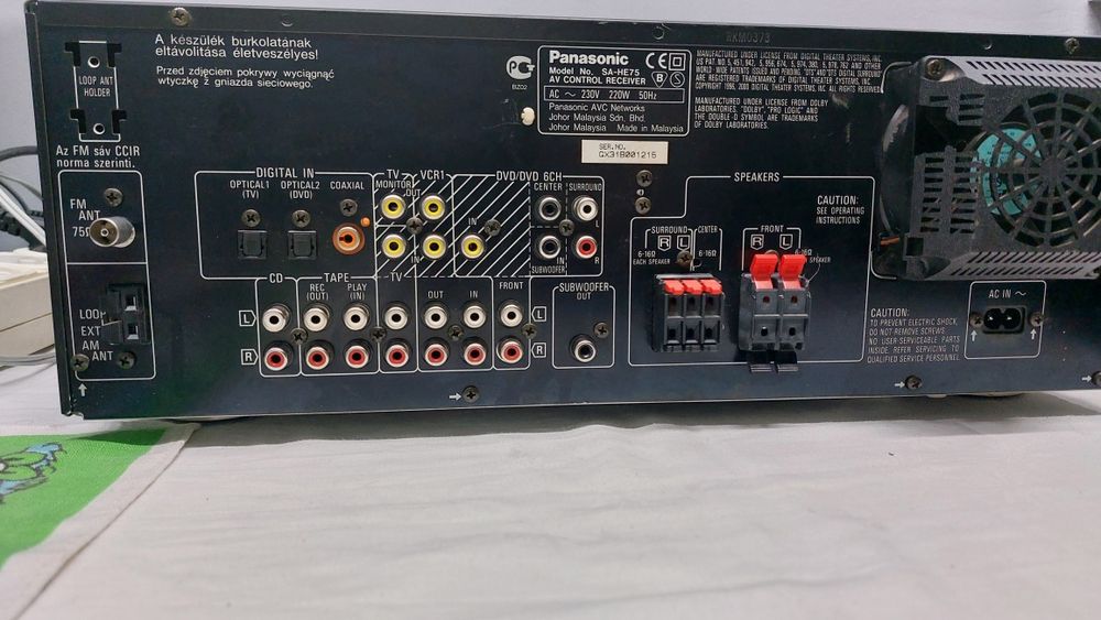 Panasonic sa he75 Ресивер