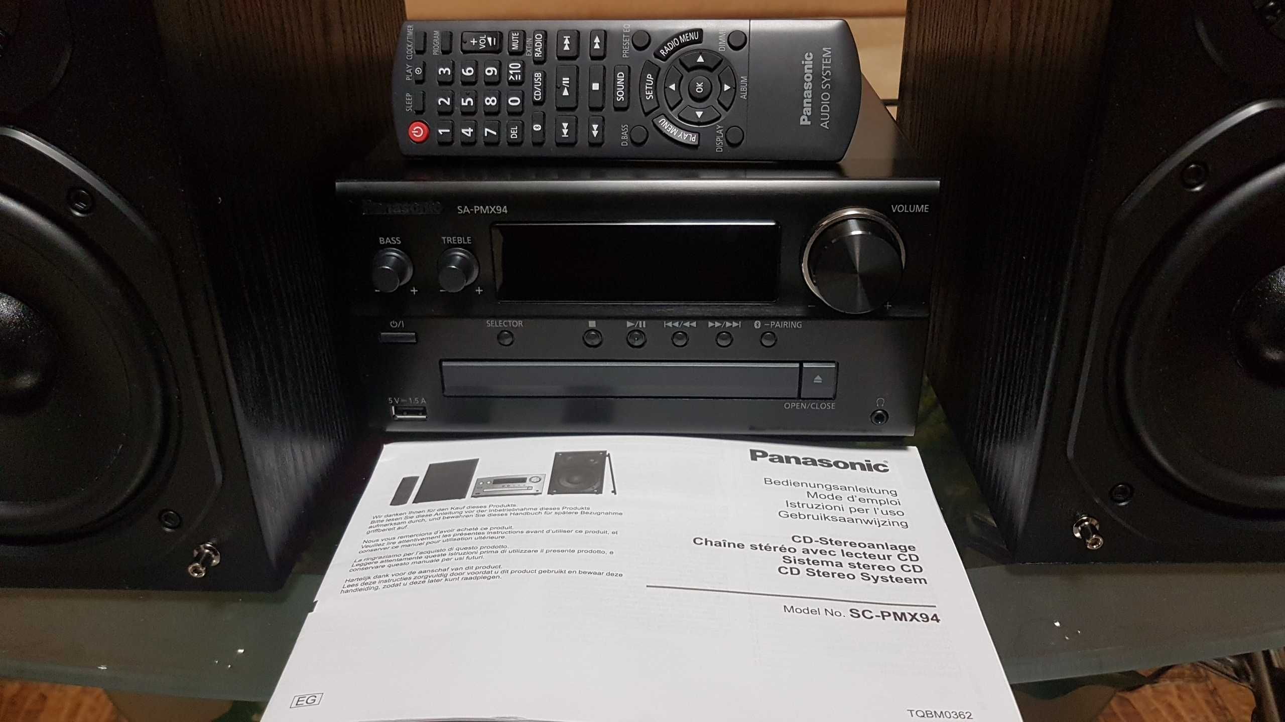 Музыкальный центр Panasonic SA-PMX94 /BT,FLAC,DAB/ made in Malaysia