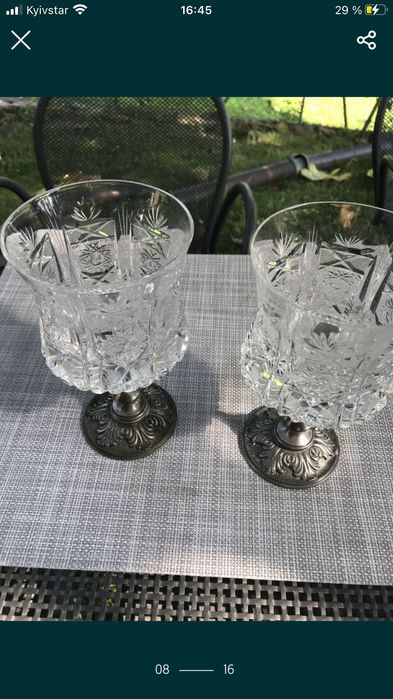 Хрустальные бокалы