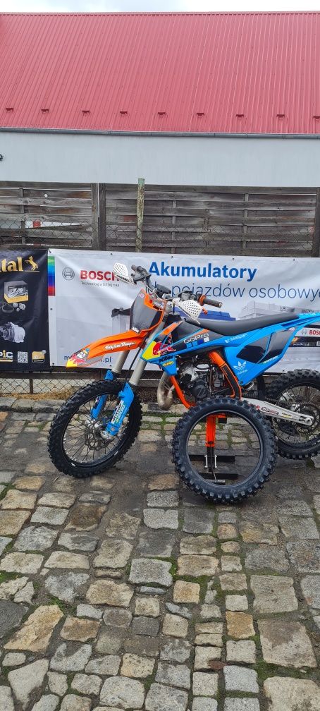 cross ktm sx 85 na dużych kołach