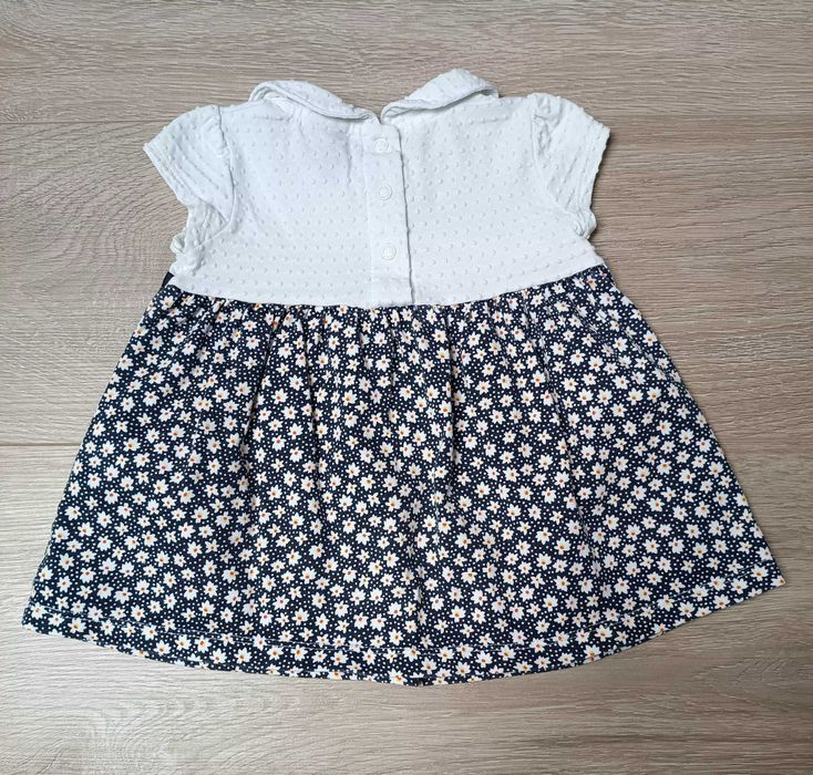 Elegancka sukienka kołnierzyk kwiatki JASPER CONRAN 68