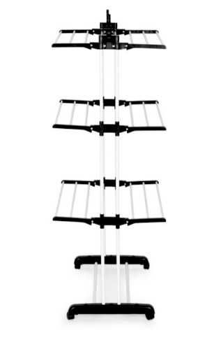 Zestaw Suszarka Na Pranie Pionowa Z Kółkami Składana Do Domy Tarasu B