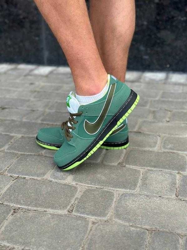 Кросівки весняні унсекс. Nike SB Dunk Low Concepts Green Lobster