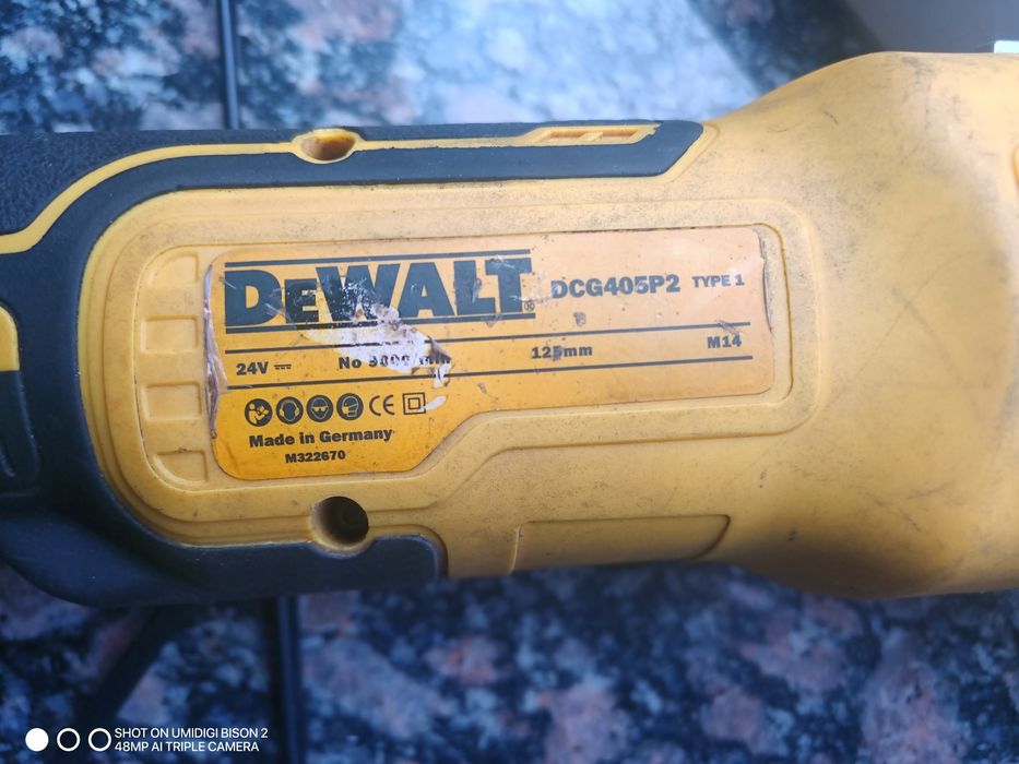 Девольт акумуляторна кшм 125