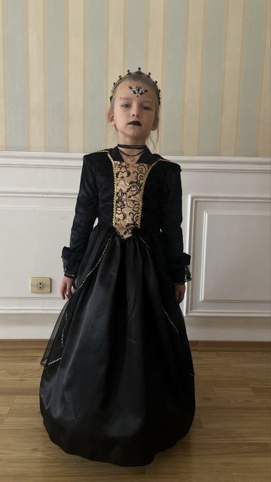 Сукня святкова королева ночі + корона