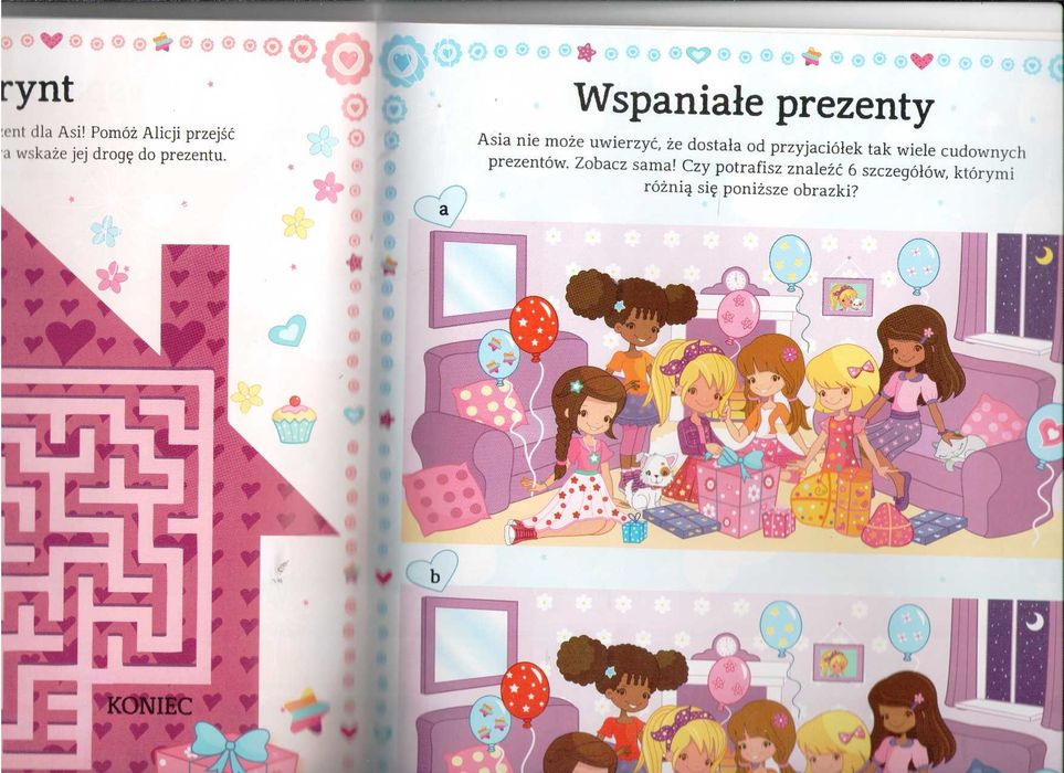 Najlepsze przyjaciółki. Książka z łamigłówkami