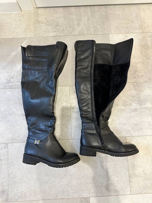 Зимові ботфорти/ сапоги