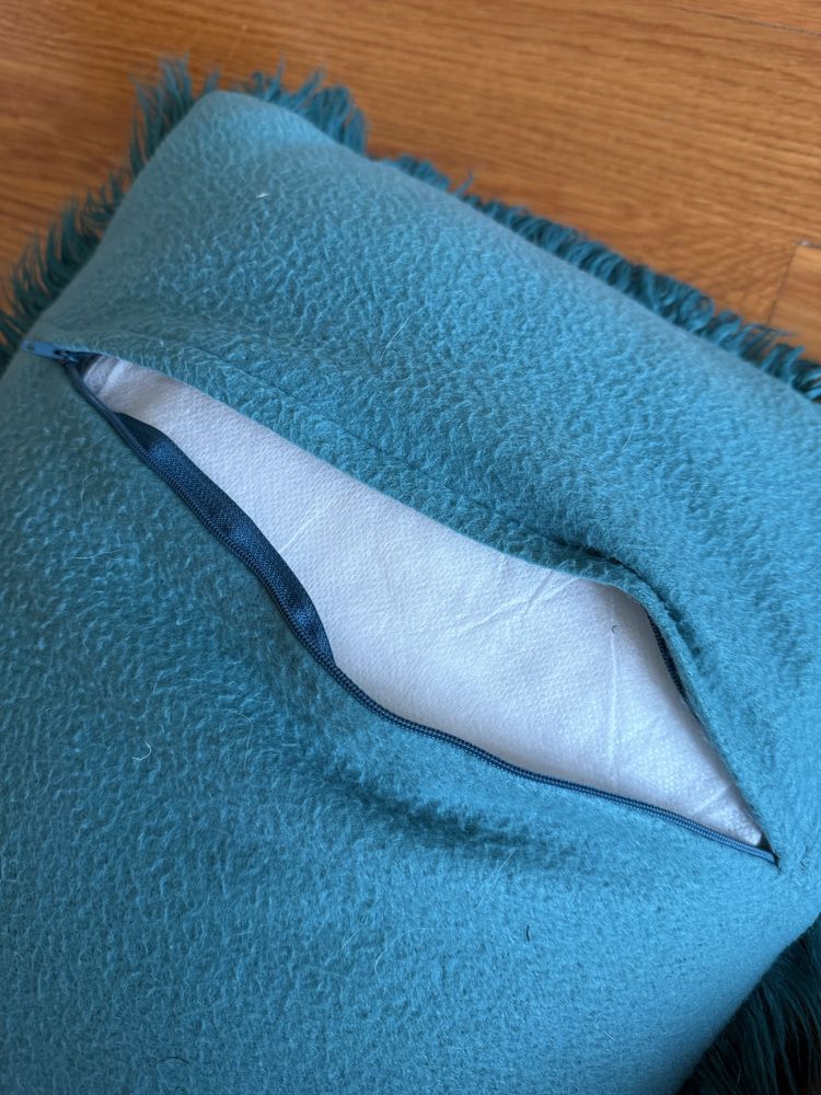 Almofada pêlo azul