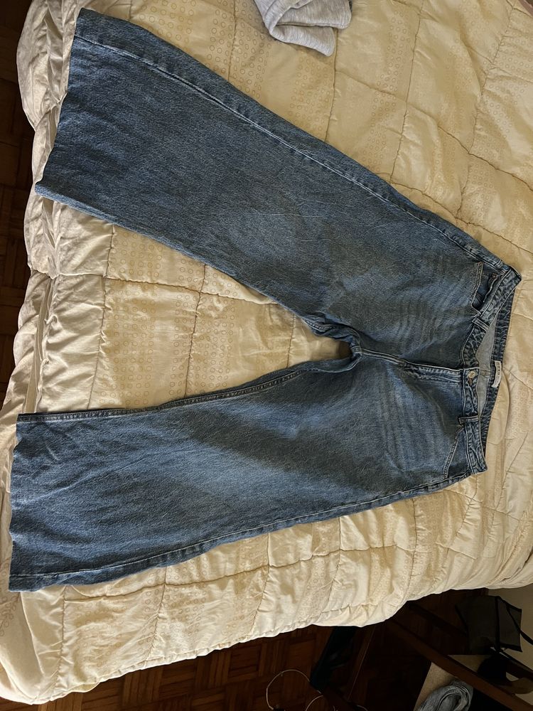 Calças largas de ganga moda XL e XXL / 48