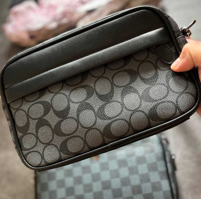 Мессенджер coach crossbody / чоловіча сумка коуч мужская сумка  кожа