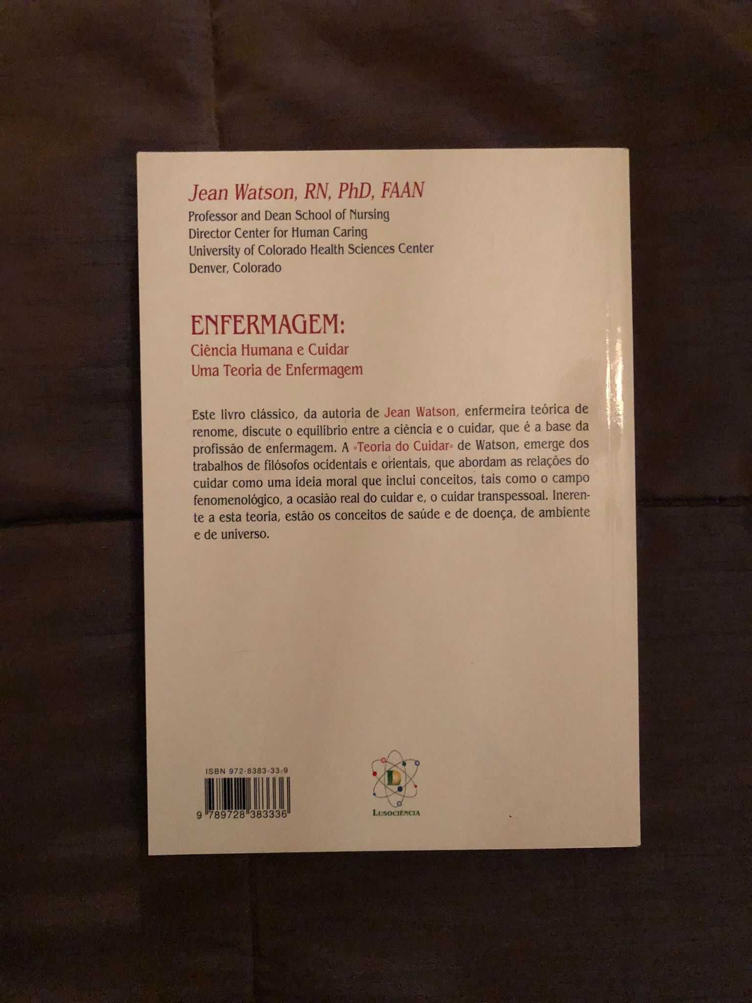 Cuidar uma Teoria de Enfermagem de Jean Watson