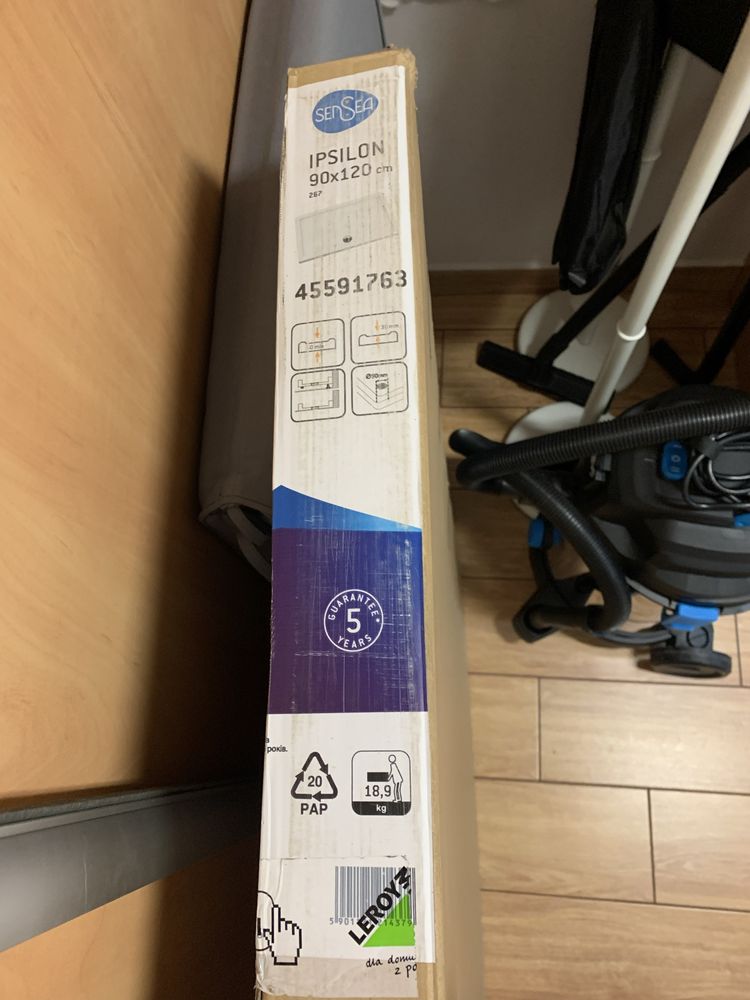 Brodzik prysznicowy 90x120 Ispilon Sensea nowy z Leroy Merlin