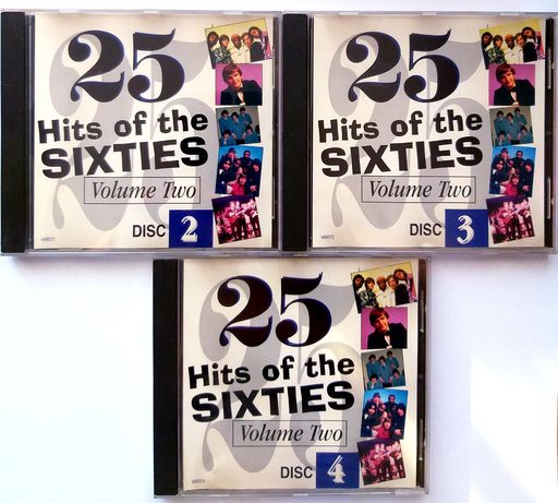 25 Hits Of The Sixties vol.2, 3, 4 The Zombies Dave Berry Brian Poole
