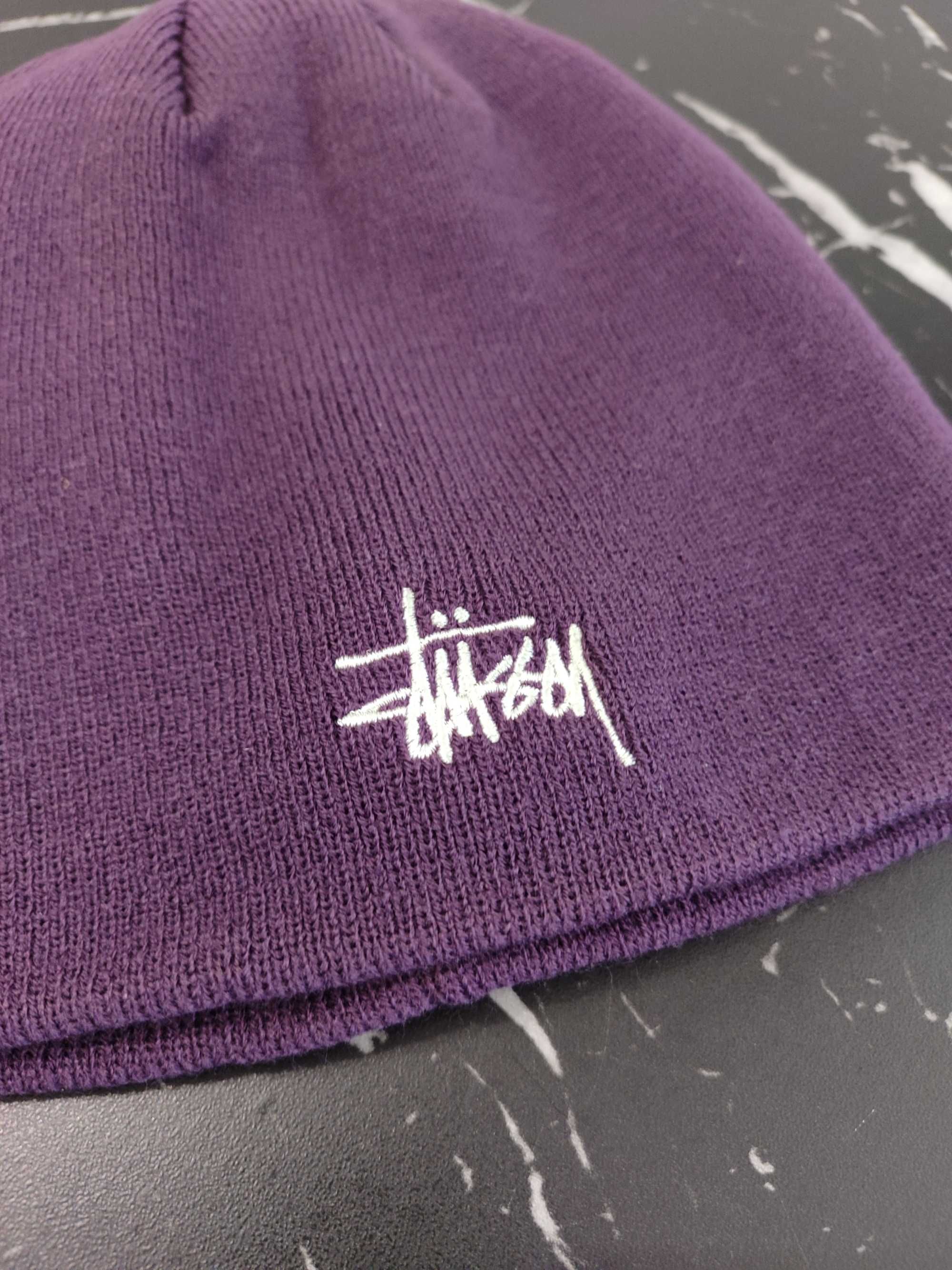 Шапка STUSSY Skullcap Basic Beanie Purple