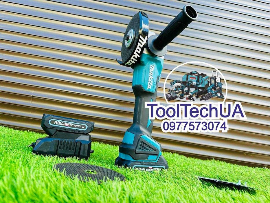 Кутова Шліфувальна Mашина Болгарка Makita DGA 504 XGT УШМ (36V-6A) 2шт