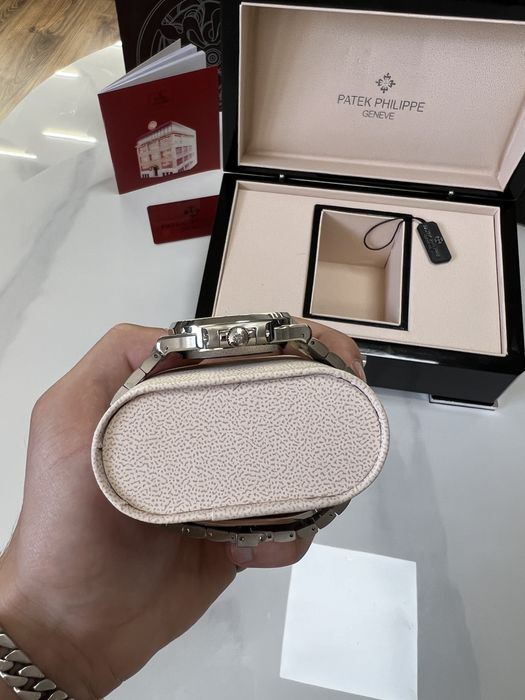 ‼️Знижка‼️ Годинник PATEK PHILIPPE Nautilus 40mm Silver / Blue