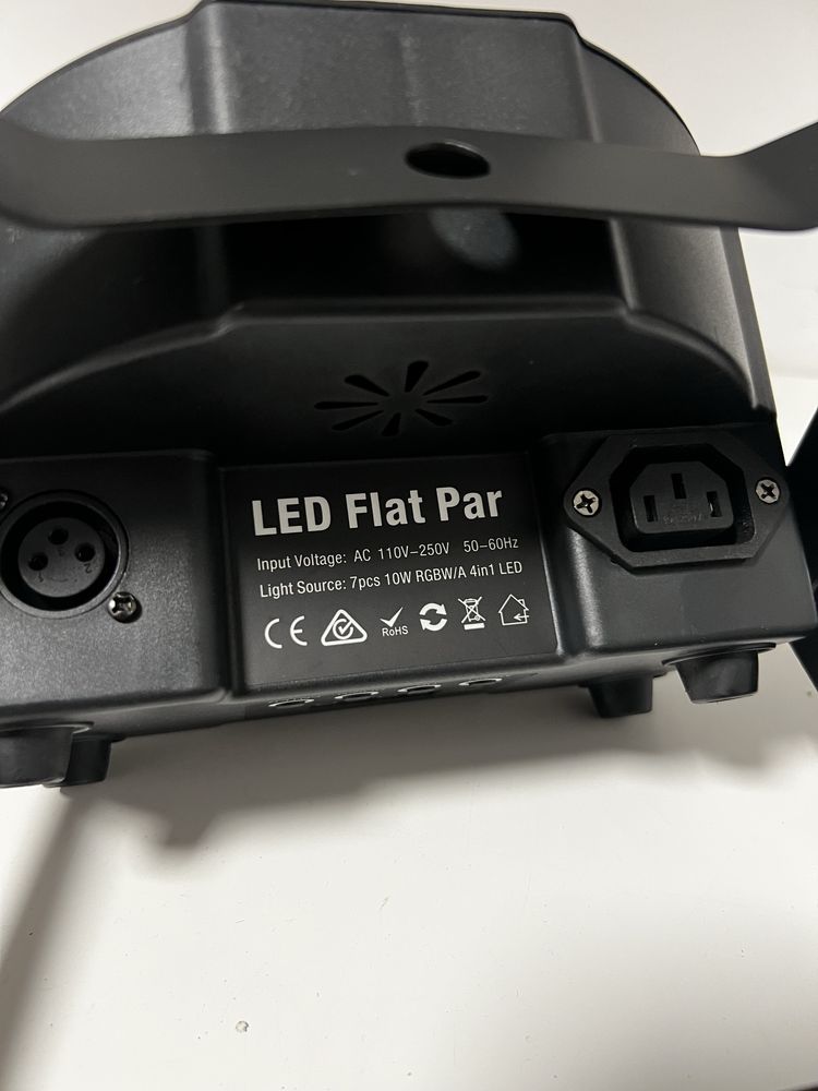 Nowe 12 x Par Led 7x10W RGBW pilot flat