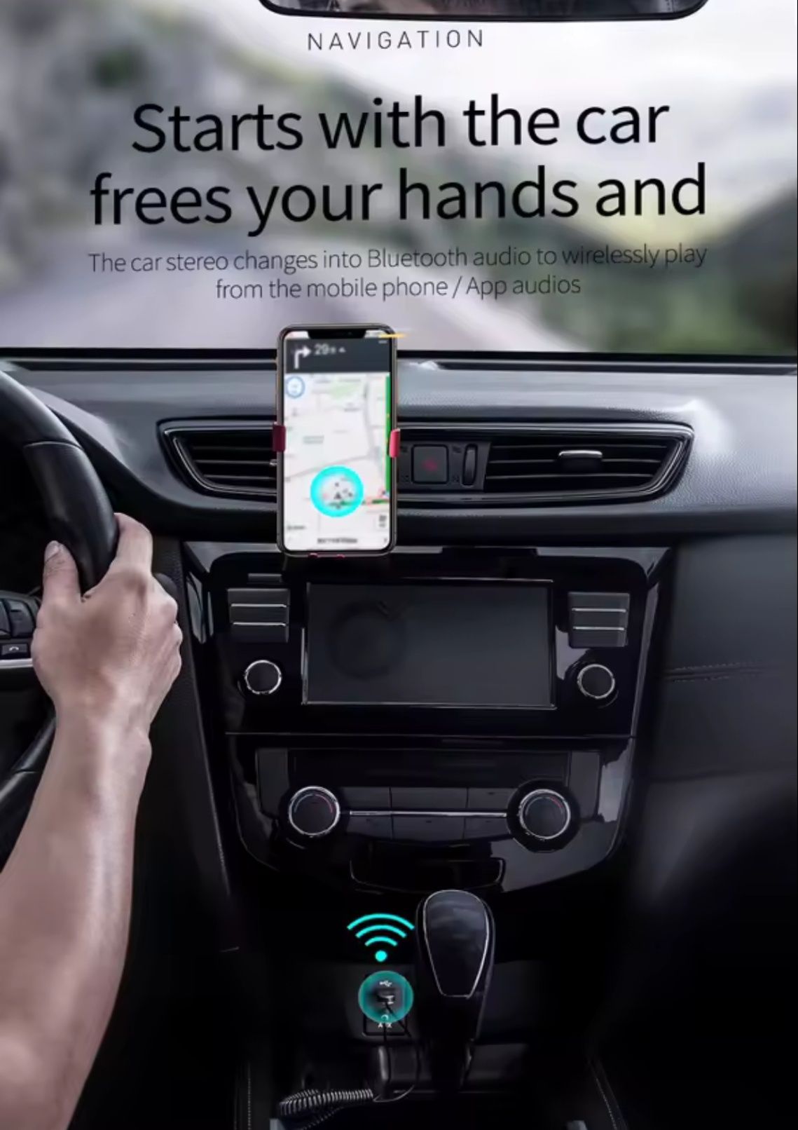AUX Bluetooth адаптер Baseus