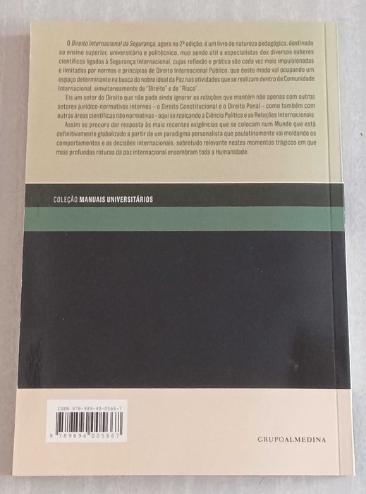 Direito Internacional de Segurança, 2ª edição, 2022