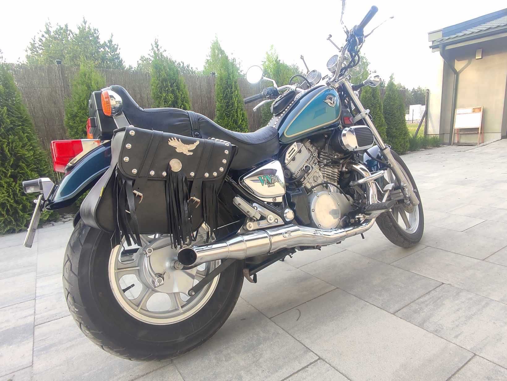 motor motocykl chopper cruiser Kawasaki  VN 750