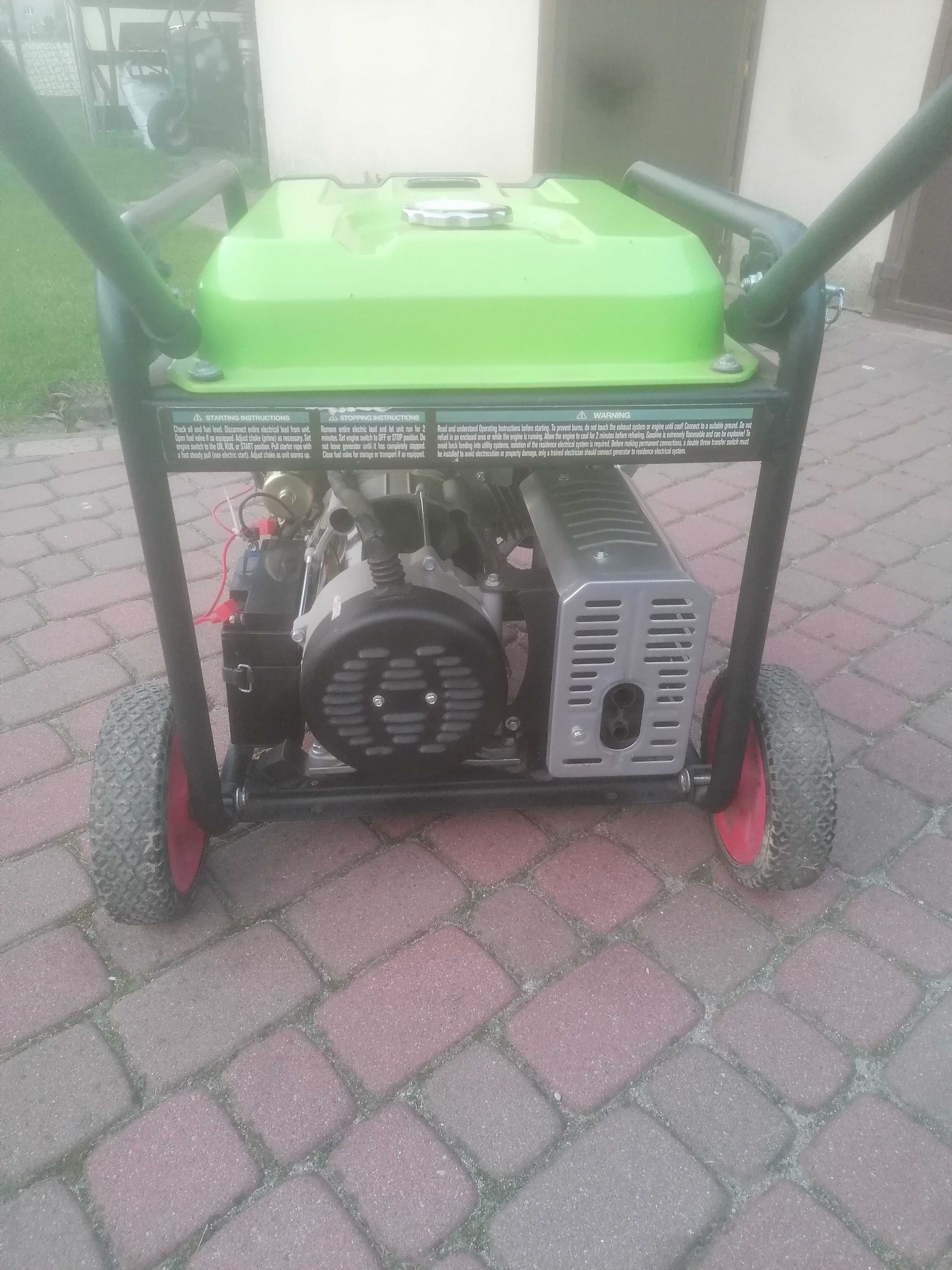 Agregat prądotwórczy 9kVA 1F Barracuda 7000z rozruchem elektrycznymAVR