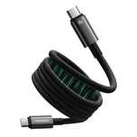 Kabel Baseus Tungsten Gold Magnetyczny Usb-C / Usb-C 100W 1M - Czarny