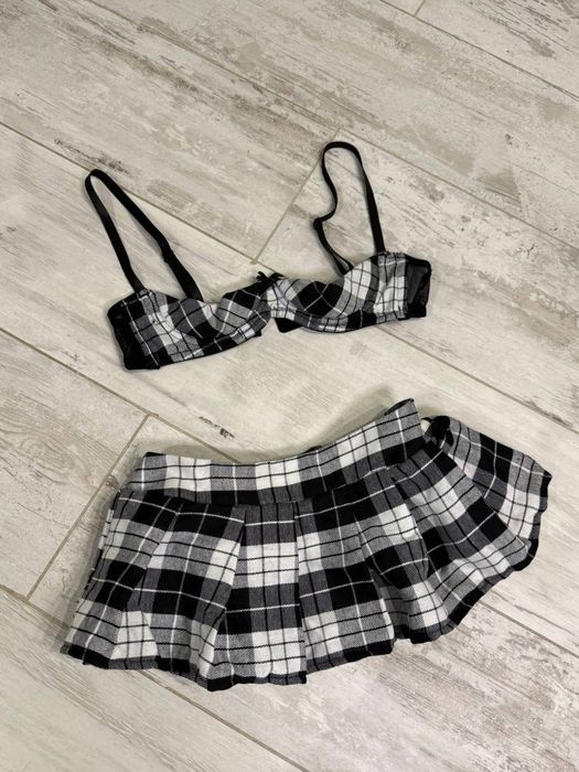 Сексуальный костюм школьницы, эротическое белье,