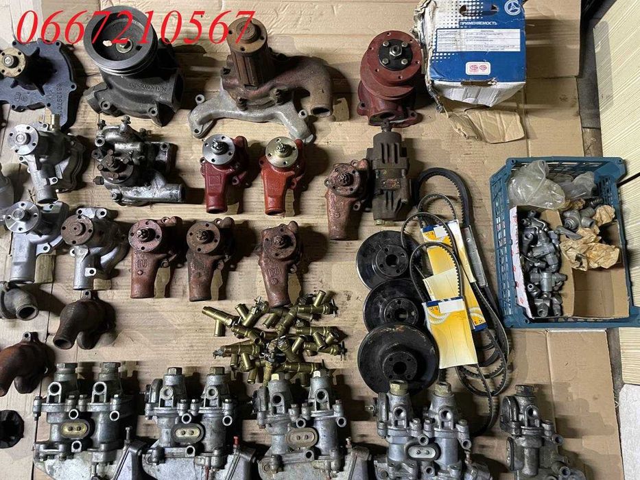 Помпи, термостати, крани Уаз, Зіл, Газ 53 Газ 66 Газ 21 Волга, Камаз