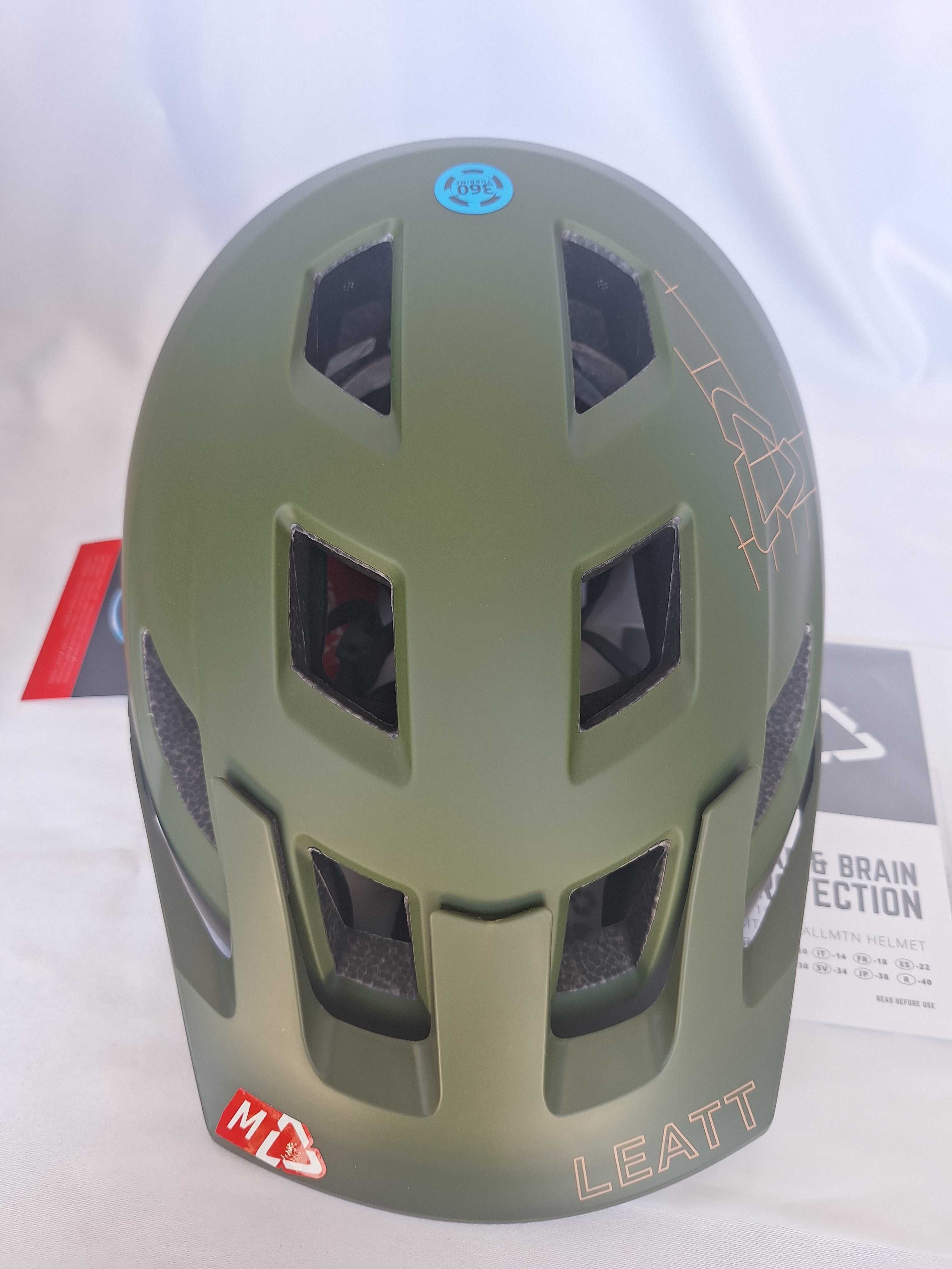 Kask Rowerowy Leatt LT1906 Helmet MTB AllMtn 1.0 V23 Pine M 55-59cm