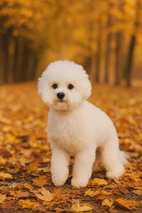 piękny samiec bichon frise ,rodowód FCI, ojciec z Brazylii