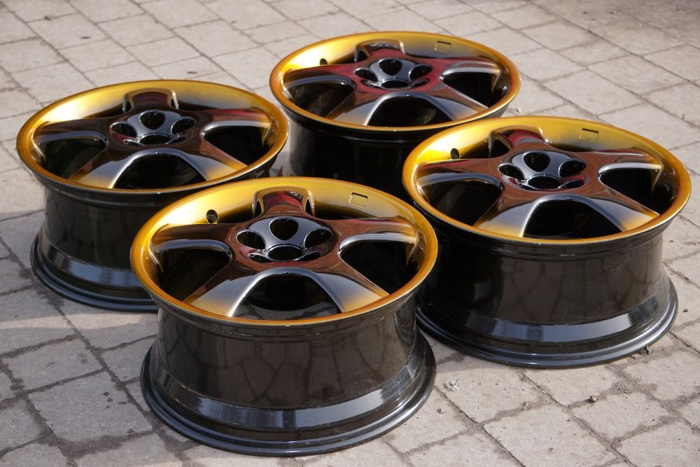 Alufelgi OZ Racing 5x112 8Jx17" et35 cb66,6mm czarne i gold candy!